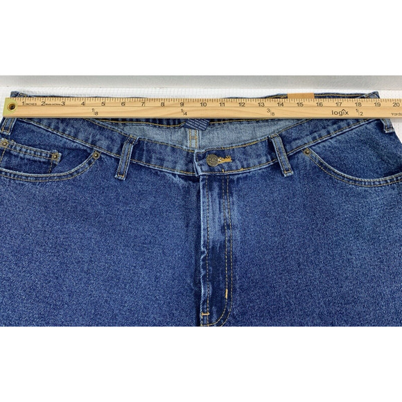 RK‎ Brand Jeans Mens 38 x 30 Relaxed Fit Medium Wash Denim Workwear - Picture 13 of 13